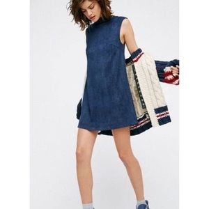 Free People x Lenni Suede Shift Dress